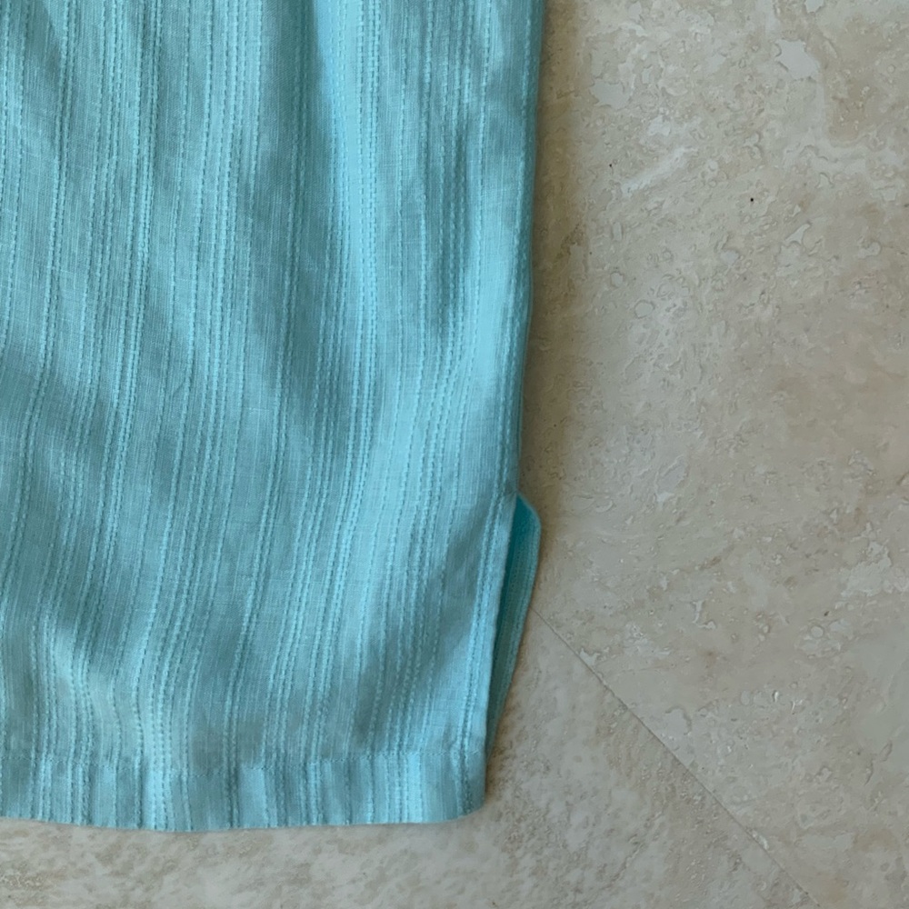 JM Collection Light Blue Button Down Shirt - Picture 7 of 7